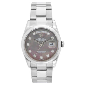 Rolex President Day-Date Tahitian MOP Diamond Dial 118209