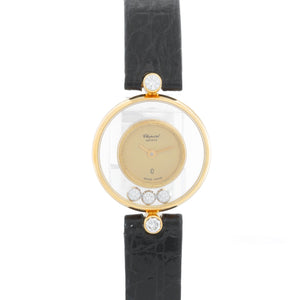 Chopard Happy Diamonds 18K Yellow Gold Ladies Watch