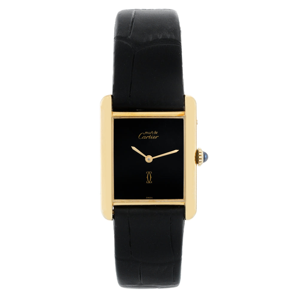 Cartier Must de Cartier Gold Plaque Vermeil Ladies  Watch