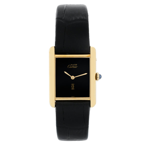 Cartier Must de Cartier Gold Plaque Vermeil Ladies  Watch