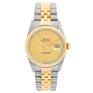 Rolex Men's Two Tone Datejust 16233