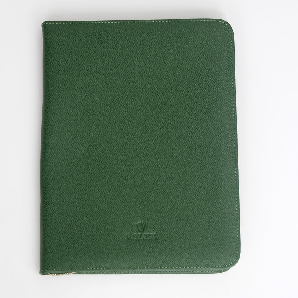 Rolex Leather Portfolio with Caran D'ache Pen