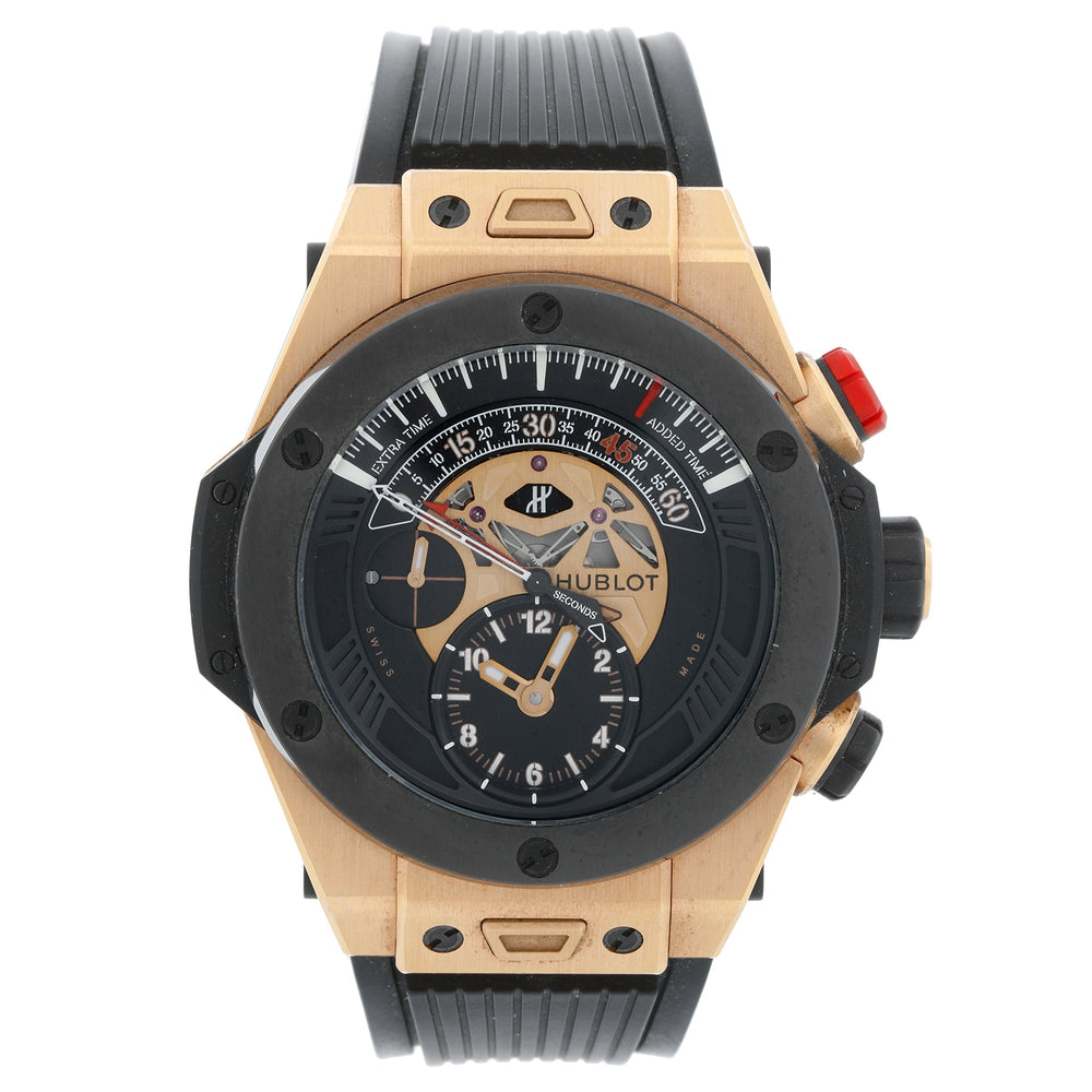 Hublot Big Bang 18K Rose Gold Bi Retrograde King Men's Watch