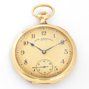 Patek Philippe 18K Yellow  Gold Pocket Watch
