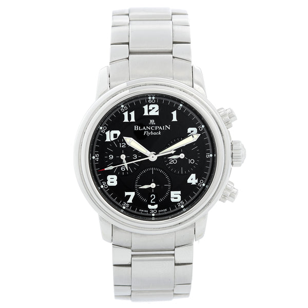 Blancpain Leman Flyback Chronograph Men's Stainless Steel Watch 218F-1139