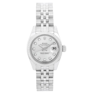 Rolex Ladies Datejust Stainless Steel Watch 179174