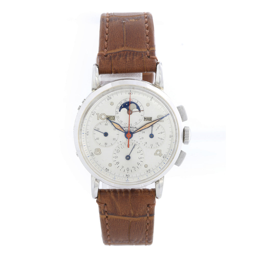 Universal Geneve Tri-Compax Moonphase Chronograph Watch