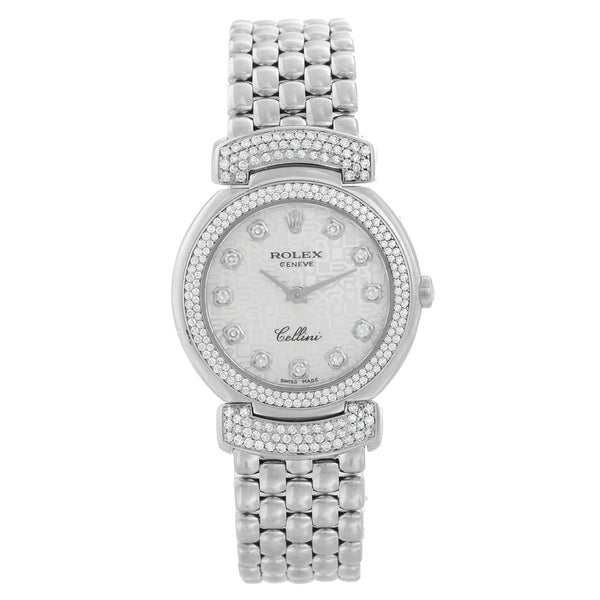Rolex Cellini Cellissima  Ladies Diamond Watch 6673/9