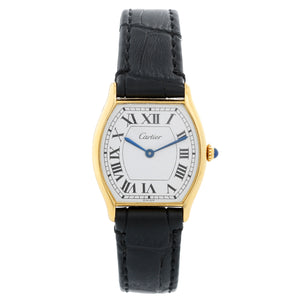 Cartier Tonneau Yellow Gold Ladies Watch