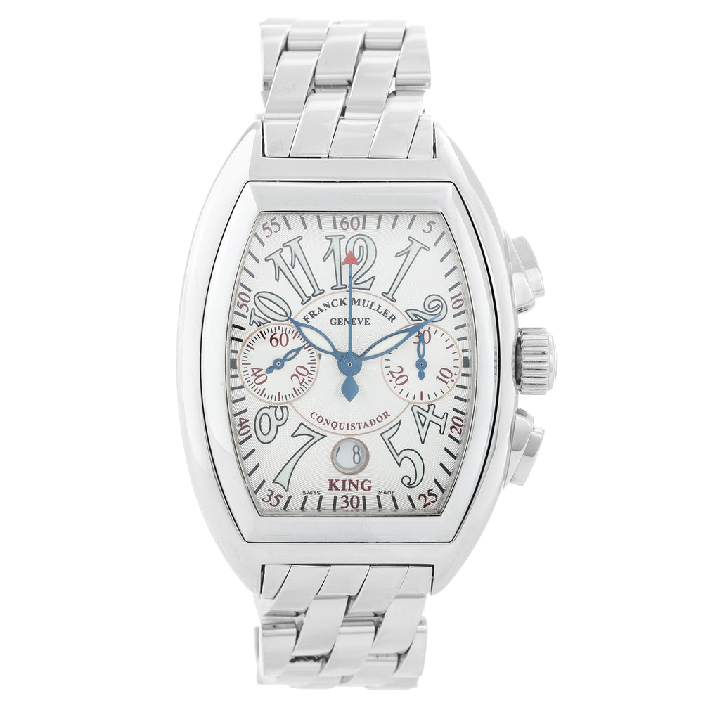 Franck Muller King Conquistador Men's Chronograph Stainless Steel Watch