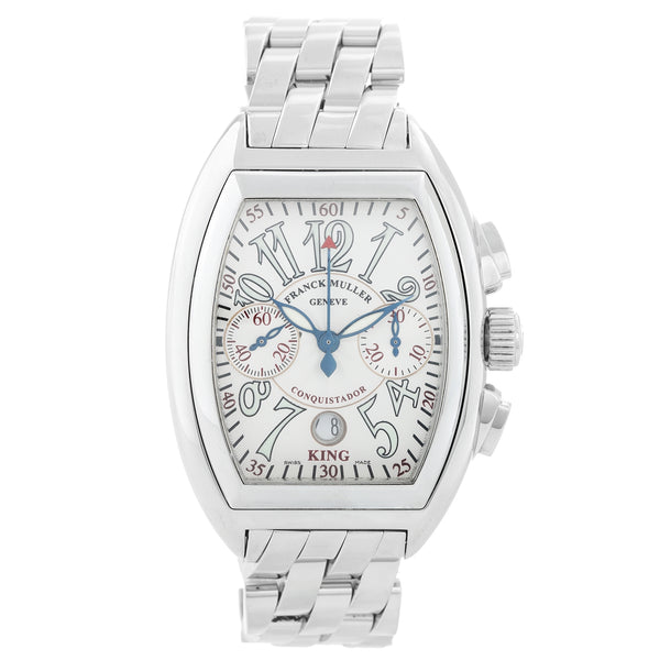 Franck Muller King Conquistador Men's Chronograph Stainless Steel Watch