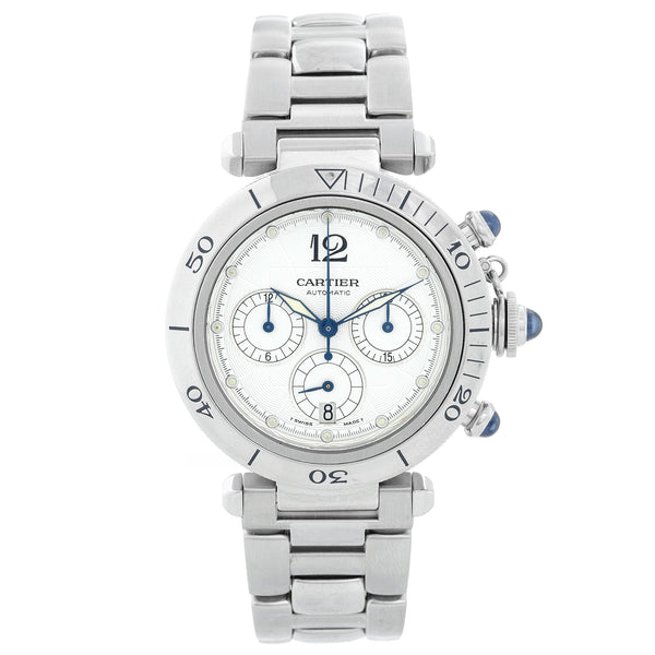 Cartier Pasha Stainless Steel Automatic Chronograph Watch W3103055 2113