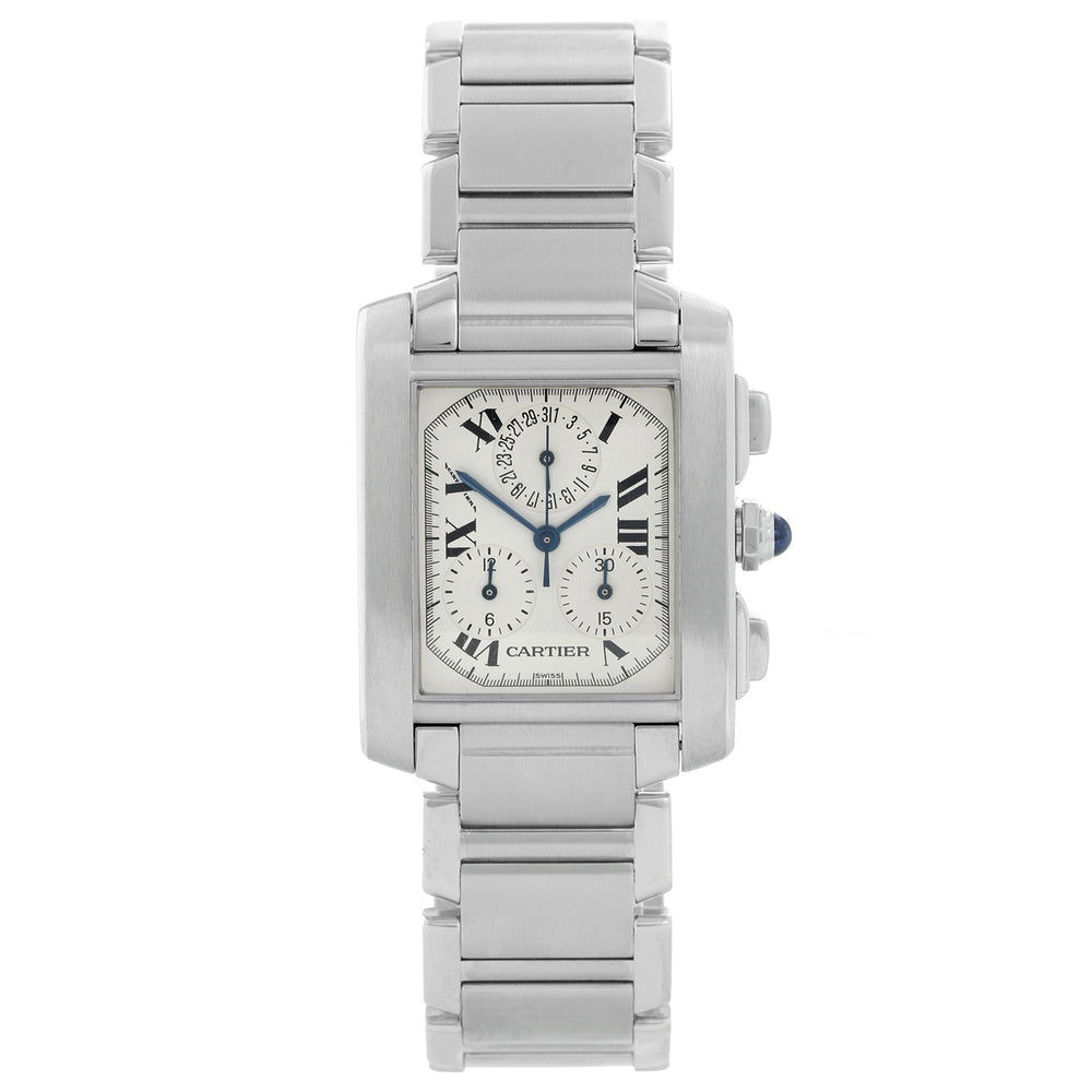 Cartier Tank Francaise Chronograph Men's Watch W51001Q3 2303