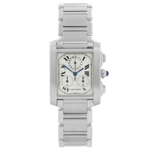 Cartier Tank Francaise Chronograph Men's Watch W51001Q3 2303