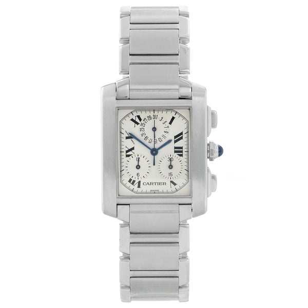 Cartier Tank Francaise Chronograph Men's Watch W51001Q3 2303
