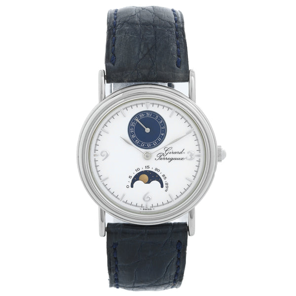 Girard-Perregaux Automatic Platinum Moonphase Watch 4829