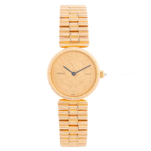 Corum $5 18k Yellow Gold Coin Ladies Watch