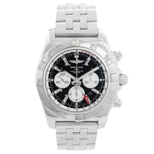 Breitling Windrider Chronomat GMT Men's Steel Watch AB0410