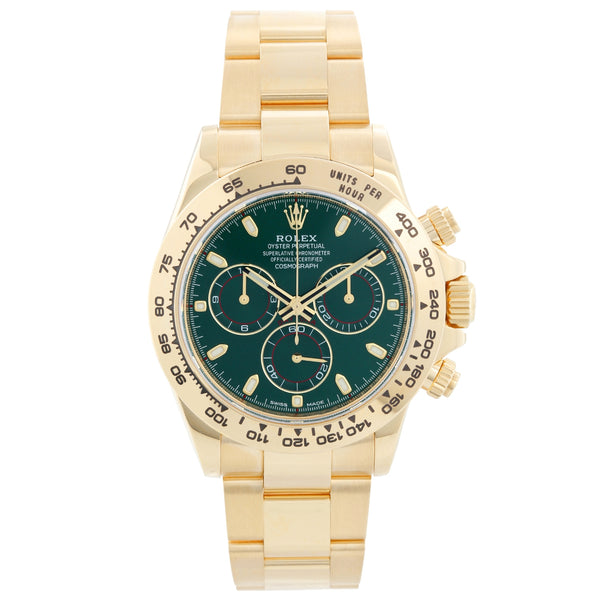 Rolex Cosmograph Daytona Men's Green Dial Watch 116508