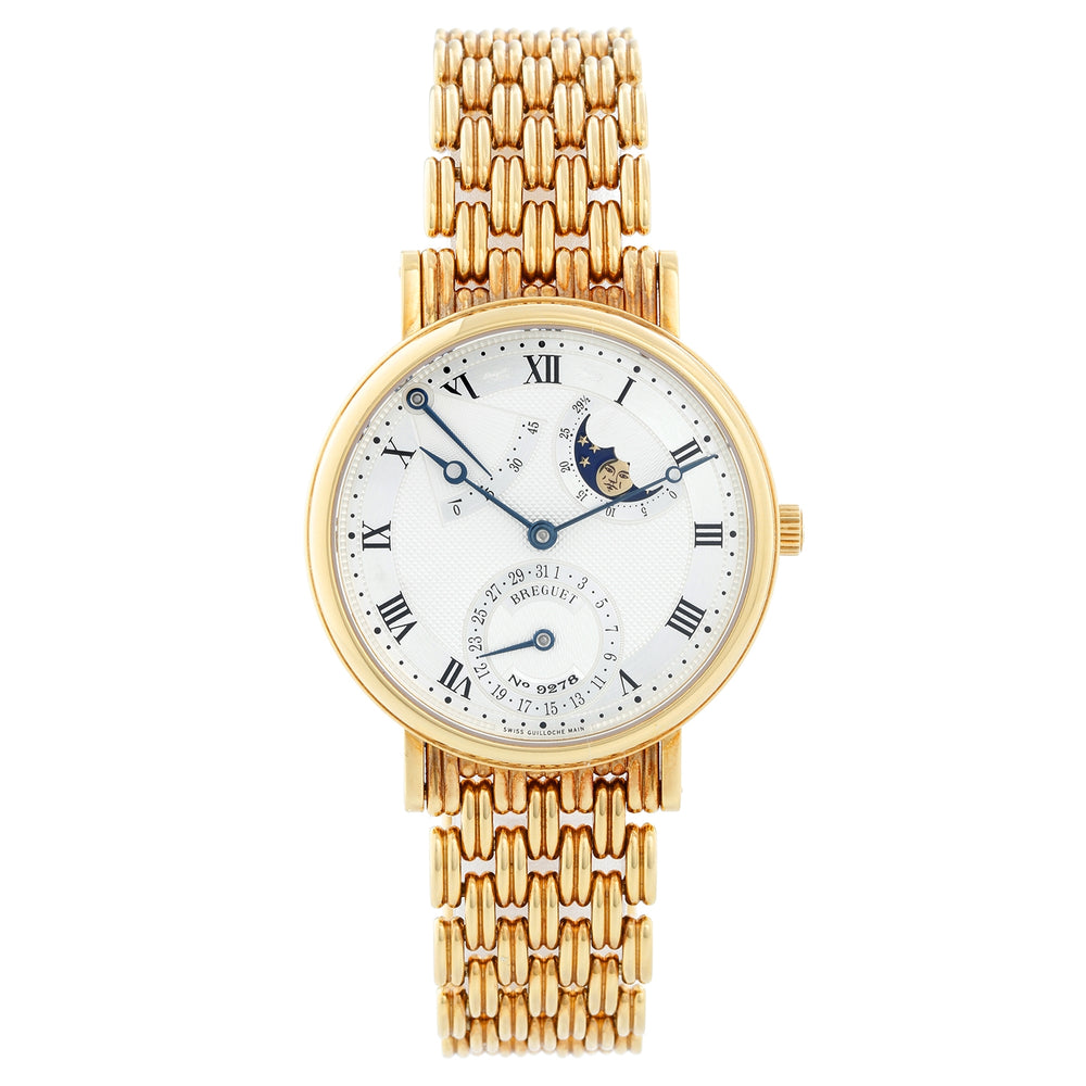 Breguet Classique Moonphase 18k Yellow Gold Men's Watch 3137BA/11/AA0