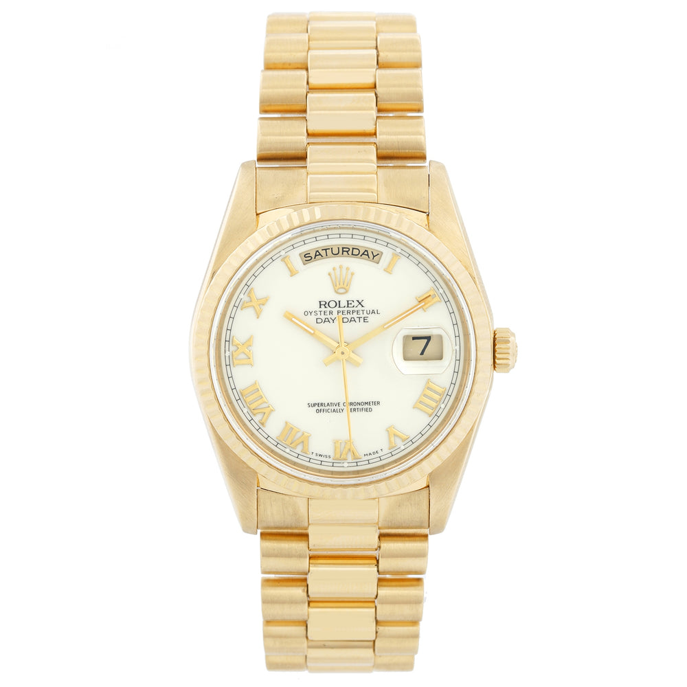 Rolex President Men's Watch Cream Dial 18238