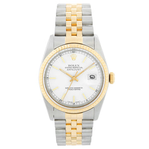 Rolex Datejust 2-Tone Steel & Gold Men's Watch 16013