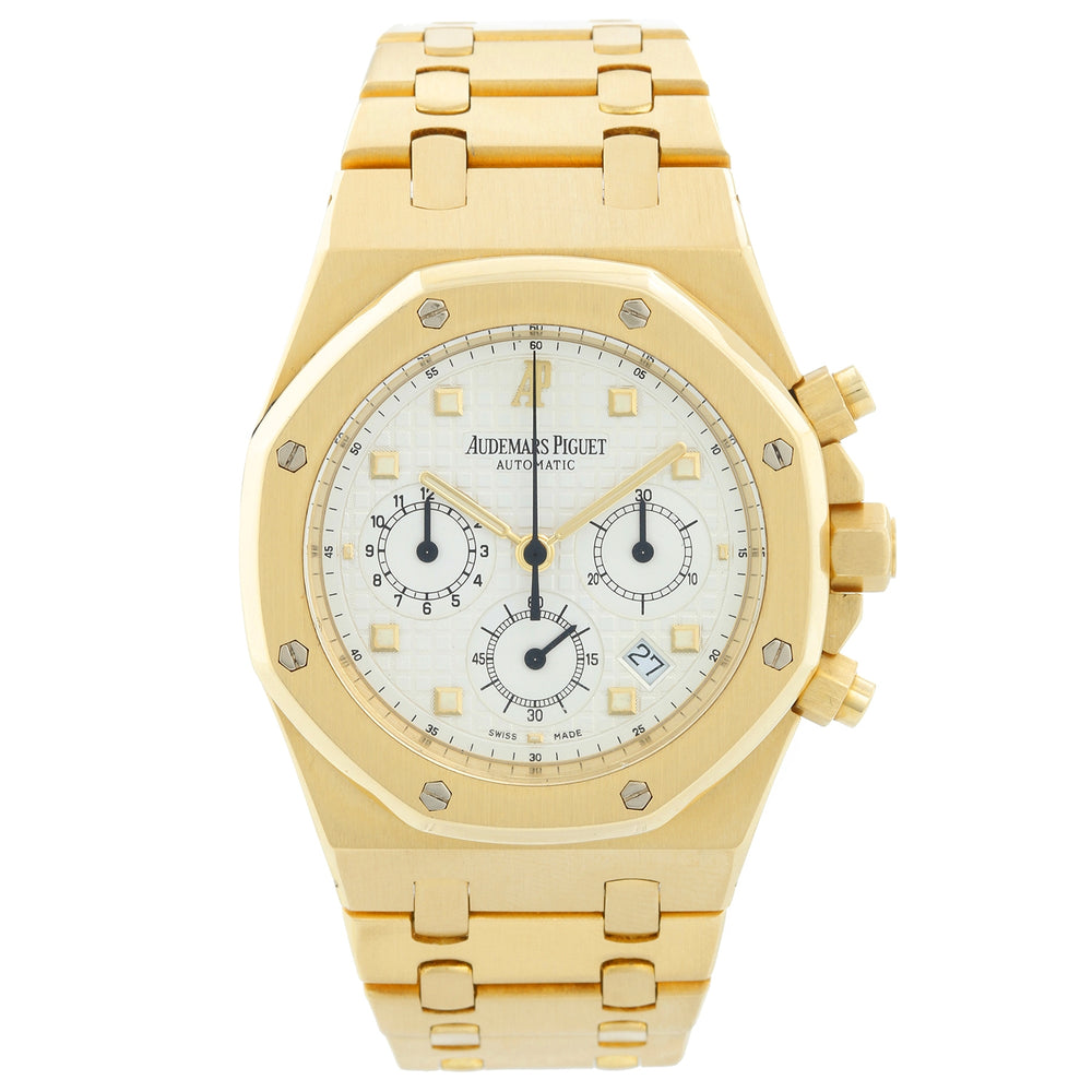 Audemars Piguet Royal Oak Chronograph Men's 18k Yellow Gold Watch 25960BA/O/1185BA/01