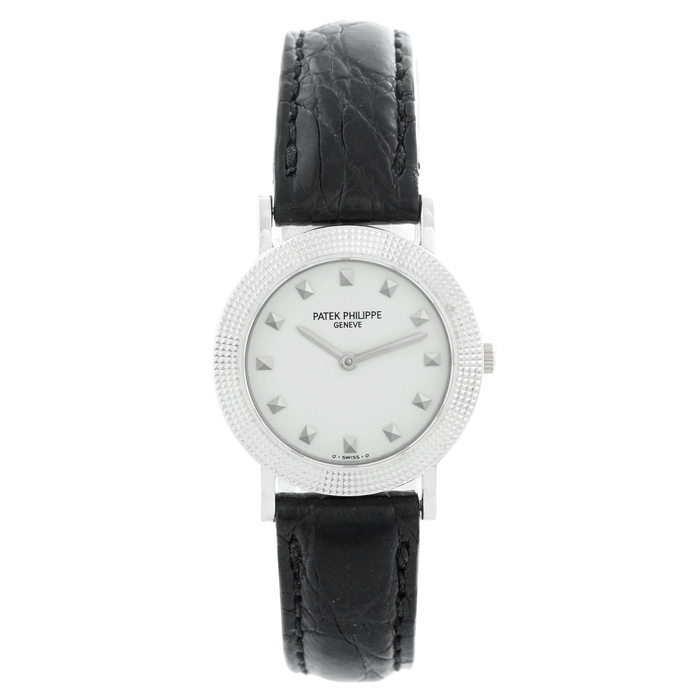 Patek Philippe Ladies Calatrava 18K White Gold Watch 4919G