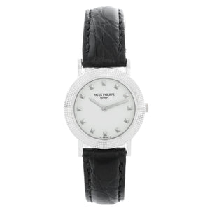 Patek Philippe Ladies Calatrava 18K White Gold Watch 4919G