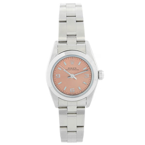 Rolex Ladies Oyster Perpetual No-Date Stainless Steel Watch 67180