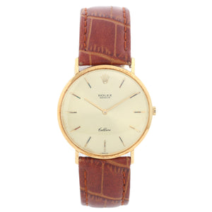 Rolex Cellini Classic 18k Yellow Gold Men's Watch 3739
