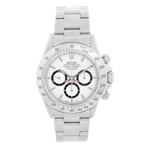Rolex Zenith Cosmograph Daytona Watch 16520 White Dial