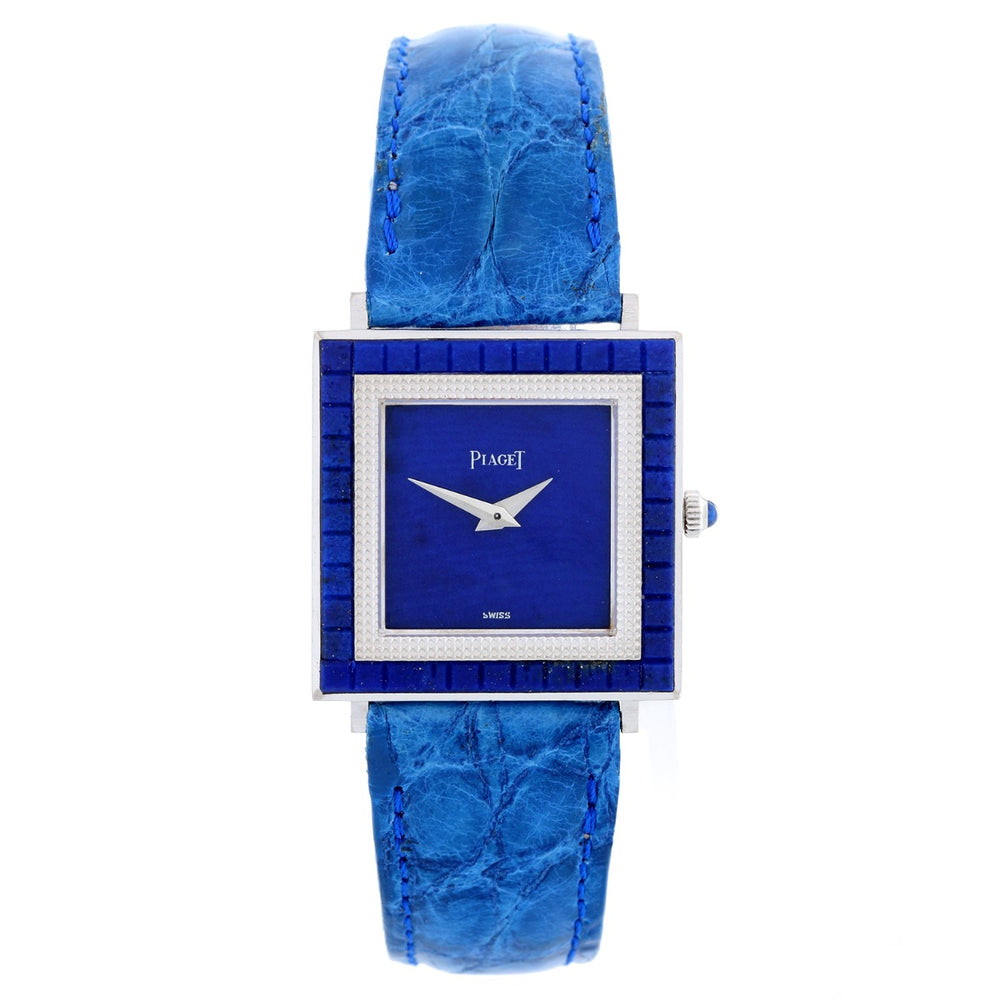 Piaget White Gold Lapis Lazuli Dial Watch