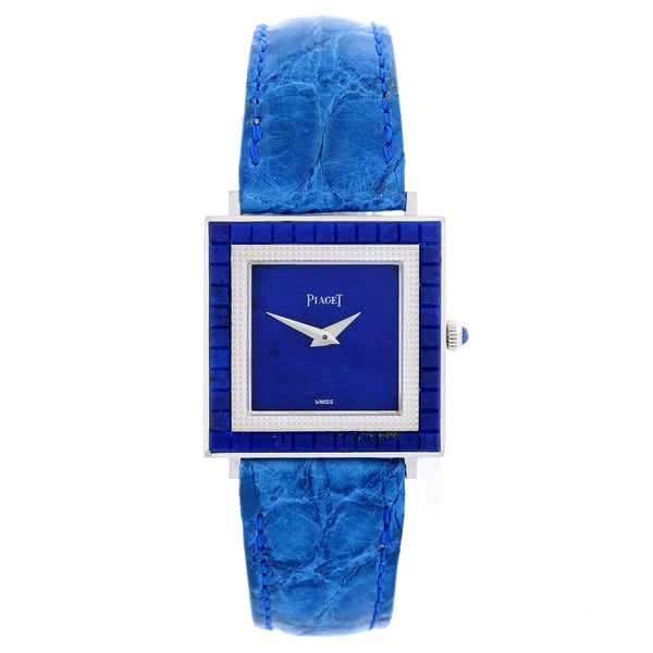 Piaget White Gold Lapis Lazuli Dial Watch