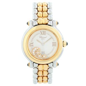 Chopard Happy Sport 18k Yellow Gold and Stainless  Steel Watch