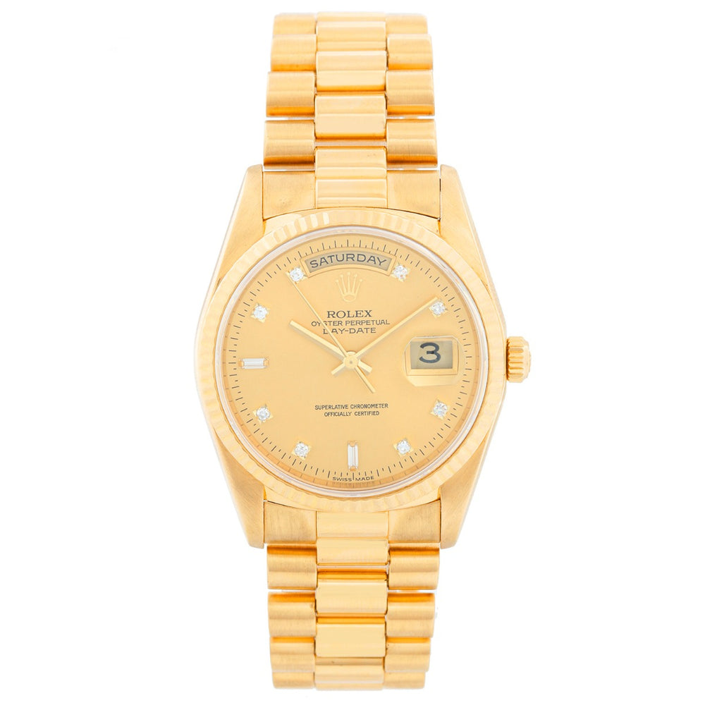 Men's Rolex President Day-Date Diamond Watch 18238