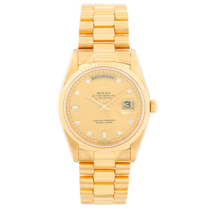 Men's Rolex President Day-Date Diamond Watch 18238