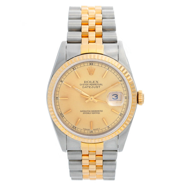 Rolex Datejust Men's 2-Tone Watch 16233