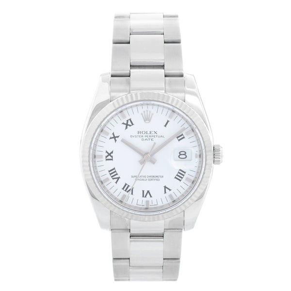 Rolex Date Men's Stainless Steel Watch 115234