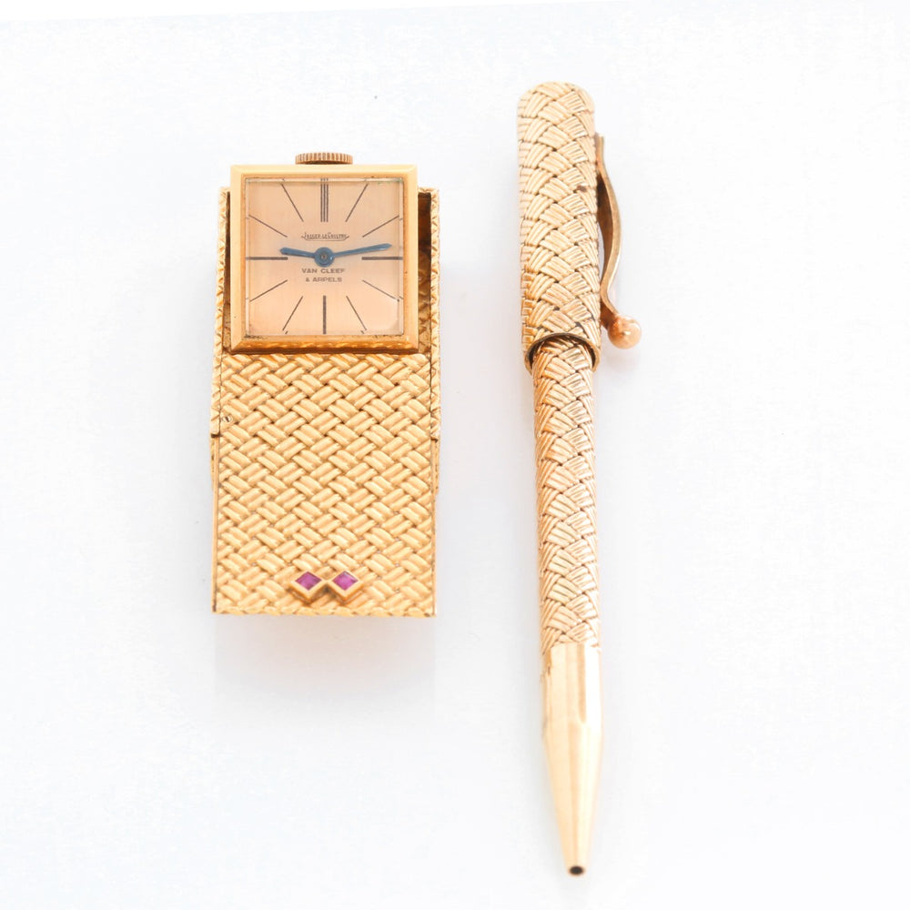 Van Cleef & Arpels Travel Clock and Pen Set