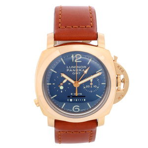 Panerai Luminor 1950 8 Day 18k Rose Gold Men's Chronograph PAM 277