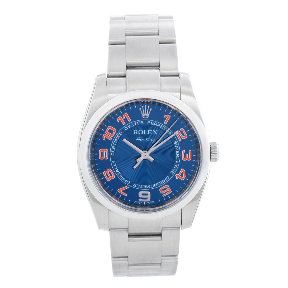 Rolex Air-King Stainless Steel Men's Watch 114200