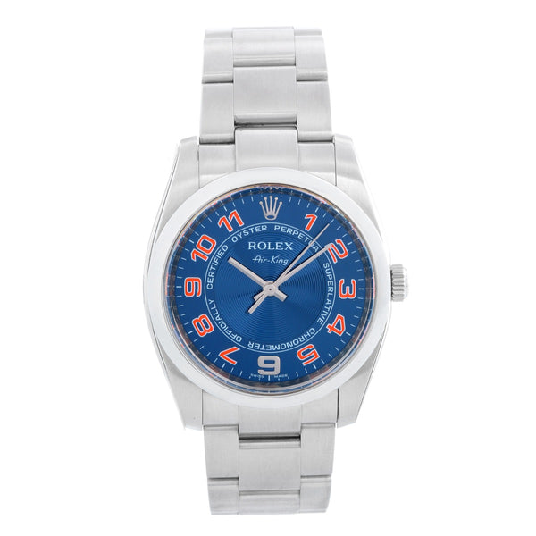 Rolex Air-King Stainless Steel Men's Watch 114200