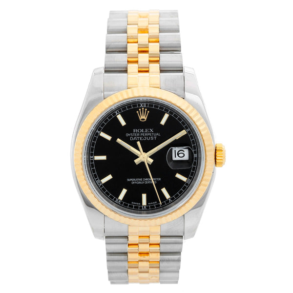 Rolex Datejust Men's 2-Tone Steel & Gold Watch Jubilee 116233