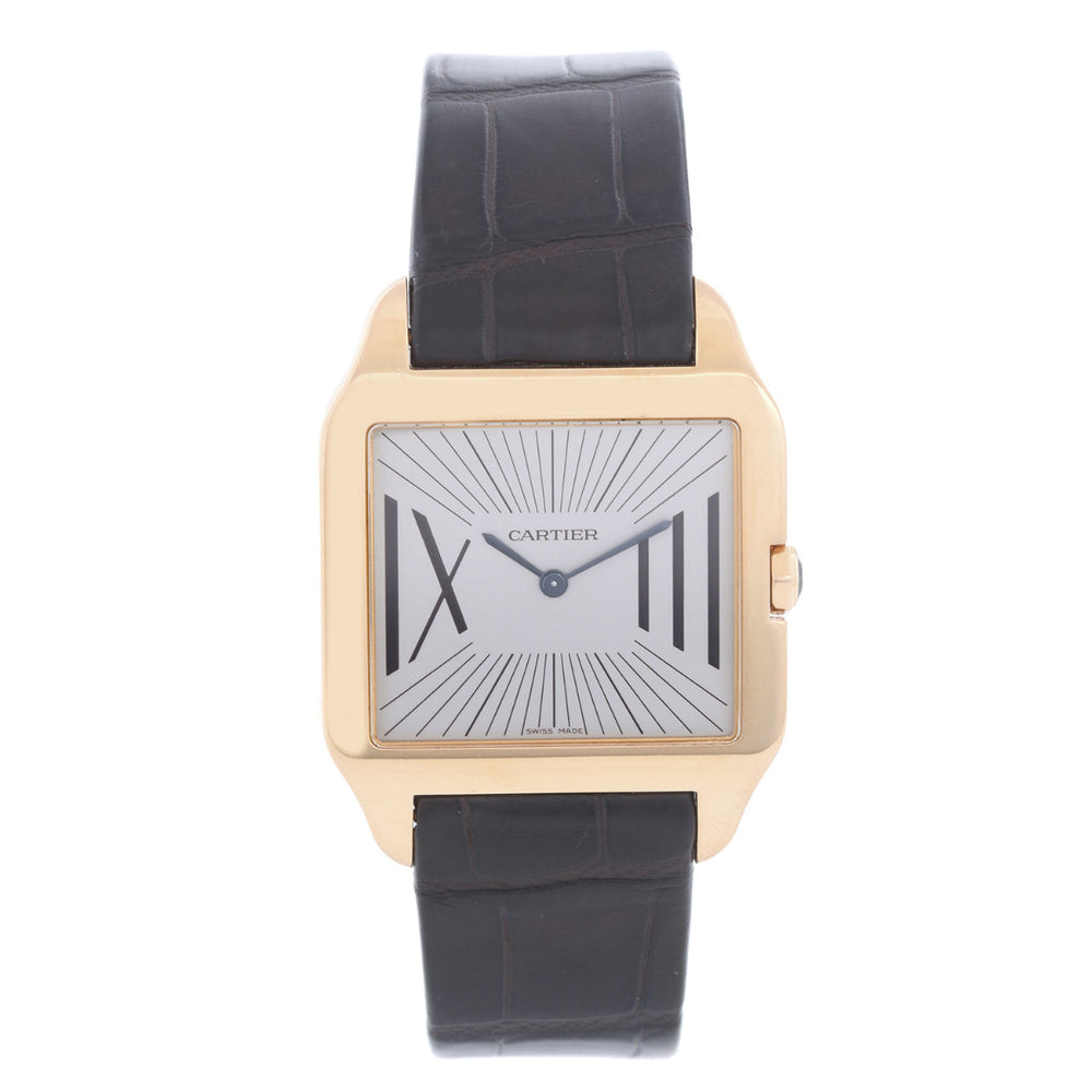 Cartier Santos Ladies Dumont 18k Rose Gold ref 2650