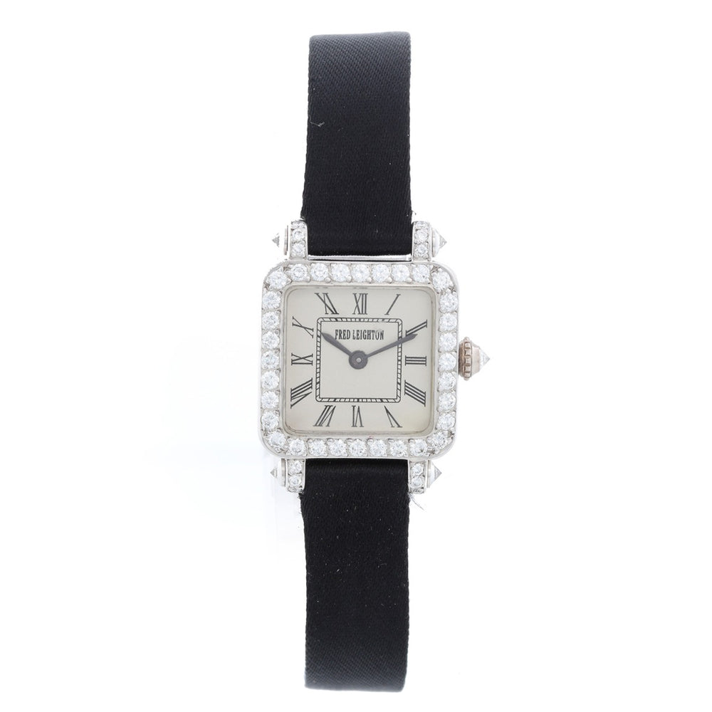 Fred Leighton by Charles Oudin White Gold Diamond Watch