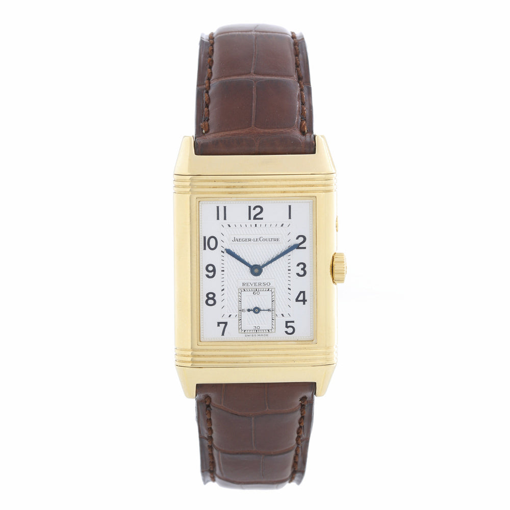 Jaeger - LeCoultre Day-Night Reverso 18k Yellow Gold Men's Watch (270154) 270.1.54