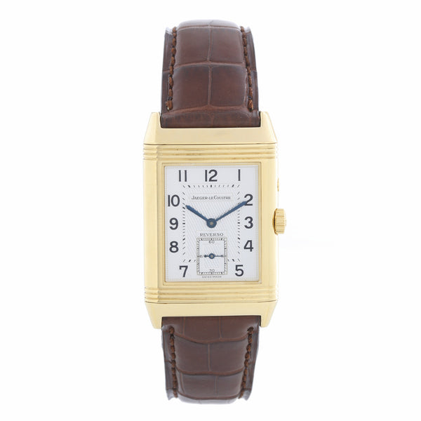 Jaeger - LeCoultre Day-Night Reverso 18k Yellow Gold Men's Watch (270154) 270.1.54