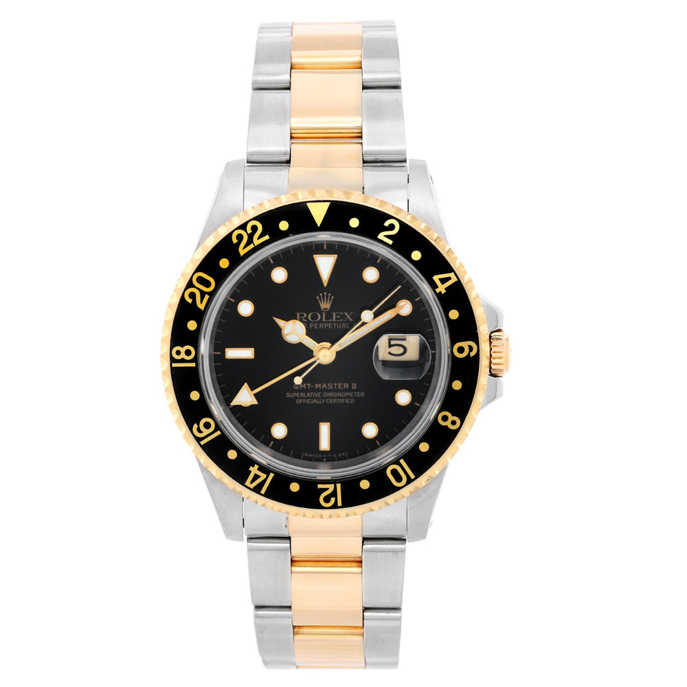 Rolex GMT Master II Men's 2-Tone Watch 16713