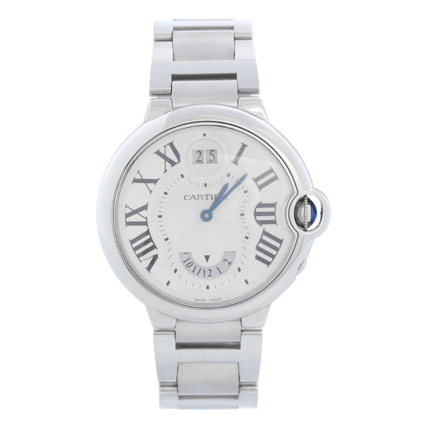 Cartier Ballon Bleu Two Timezone Midsize Stainless Steel Watch W6920011